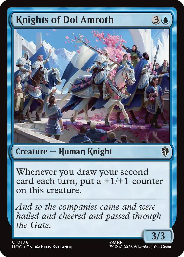 Image for Knights of Dol Amroth (The Hobbit: Eternal-Legal) (178) (HOC) - Magic: The Gathering