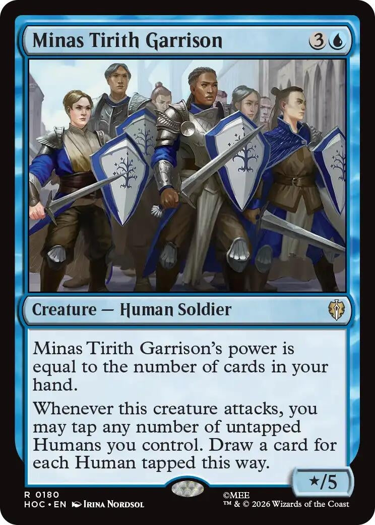 Image for Minas Tirith Garrison (The Hobbit: Eternal-Legal) (180) (HOC) - Magic: The Gathering