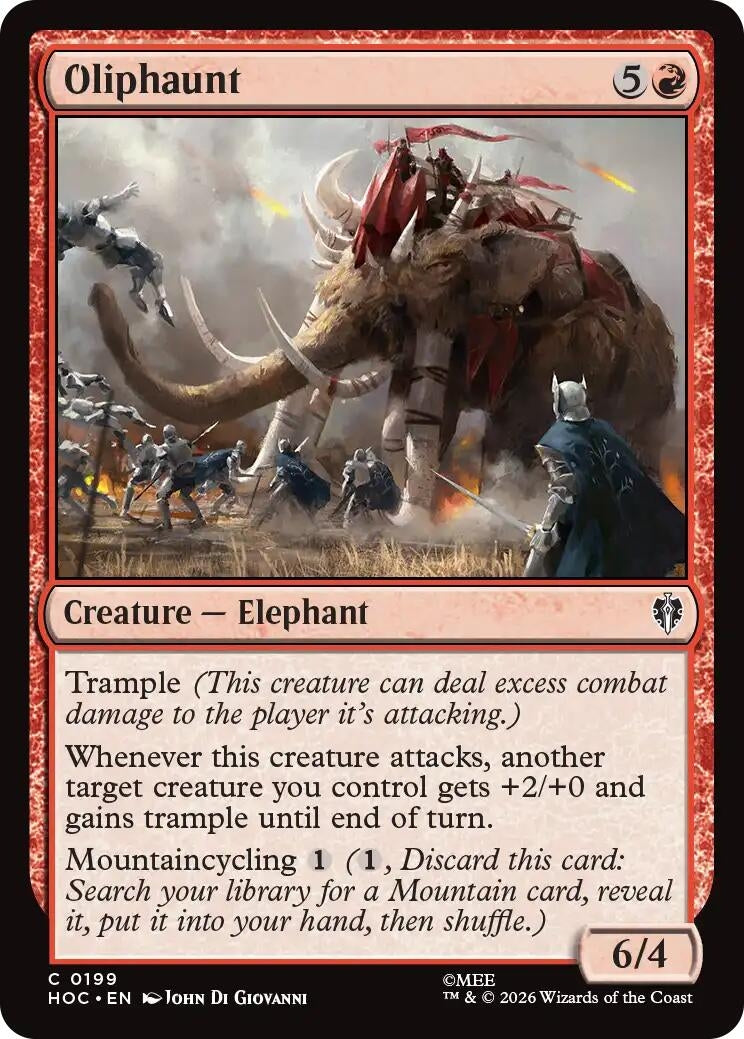 Image for Oliphaunt (The Hobbit: Eternal-Legal) (199) (HOC) - Magic: The Gathering