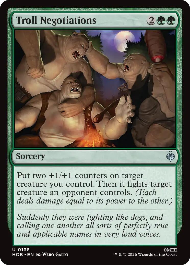 Image for Troll Negotiations (The Hobbit) (138) (HOB) - Magic: The Gathering