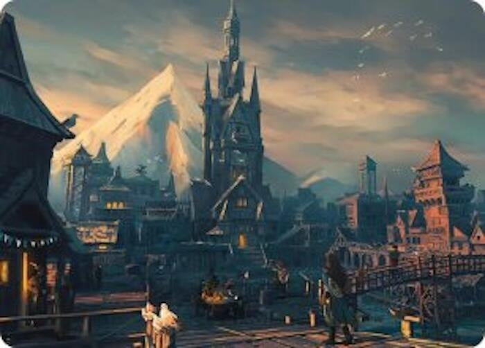 Image for Lake-town Art Card (Art Series: The Hobbit) (24) (ASHOB) - Magic: The Gathering