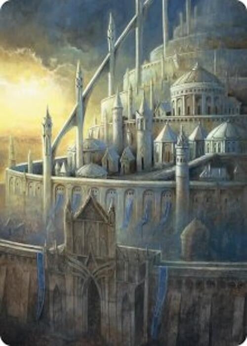 Image for Minas Tirith Art Card (Art Series: The Hobbit) (38) (ASHOB) - Magic: The Gathering
