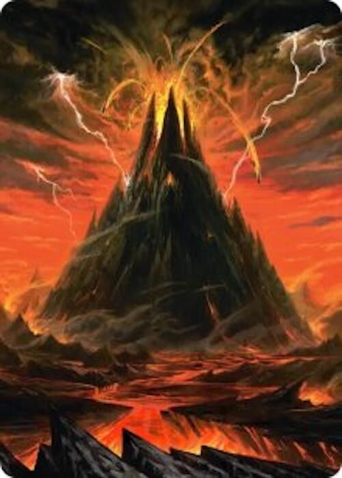 Image for Mount Doom Art Card (Art Series: The Hobbit) (39) (ASHOB) - Magic: The Gathering
