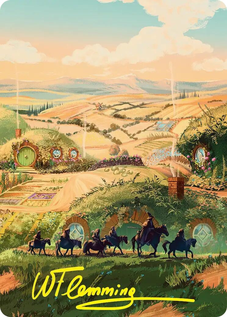 Image for Plains Art Card (Gold-Stamped Signature) (Art Series: The Hobbit) (41) (ASHOB) - Magic: The Gathering