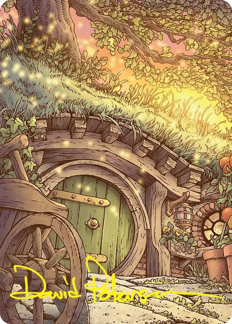 Image for Plains (Summer) Art Card (Gold-Stamped Signature) (Art Series: The Hobbit) (45) (ASHOB) - Magic: The Gathering