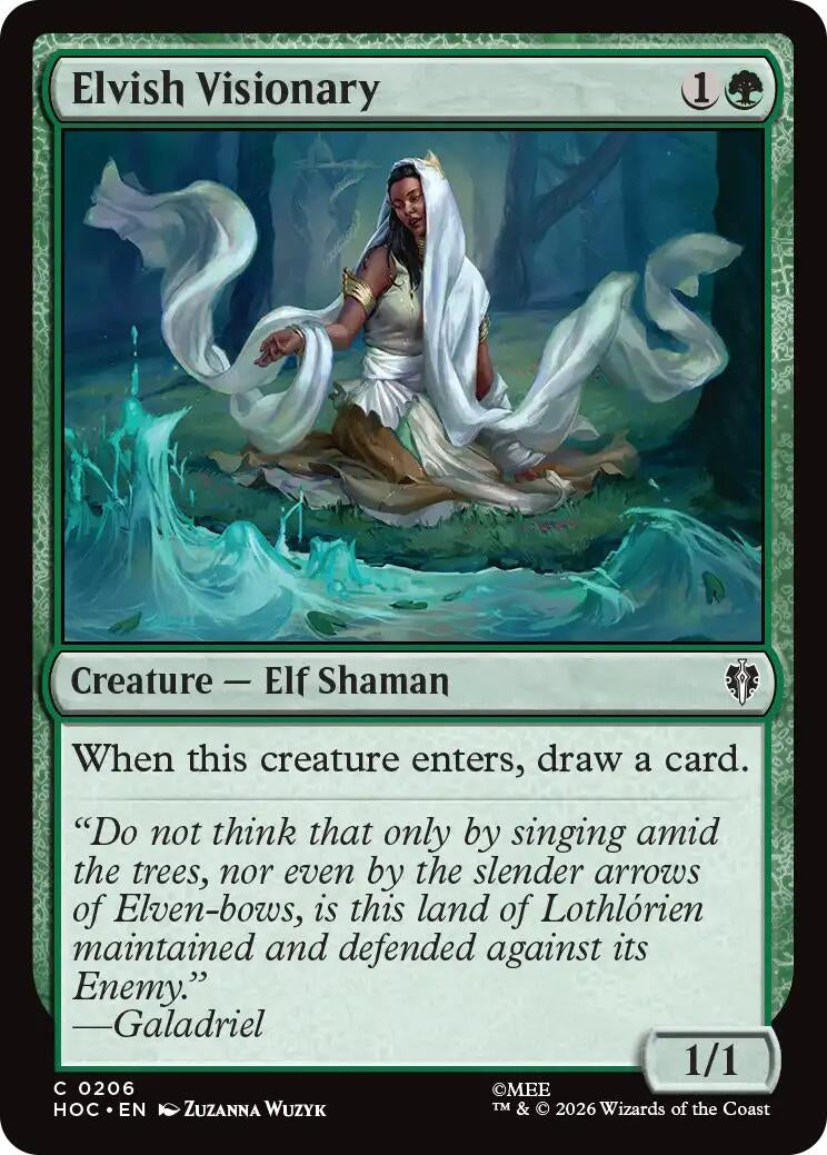 Image for Elvish Visionary (The Hobbit: Eternal-Legal) (206) (HOC) - Magic: The Gathering