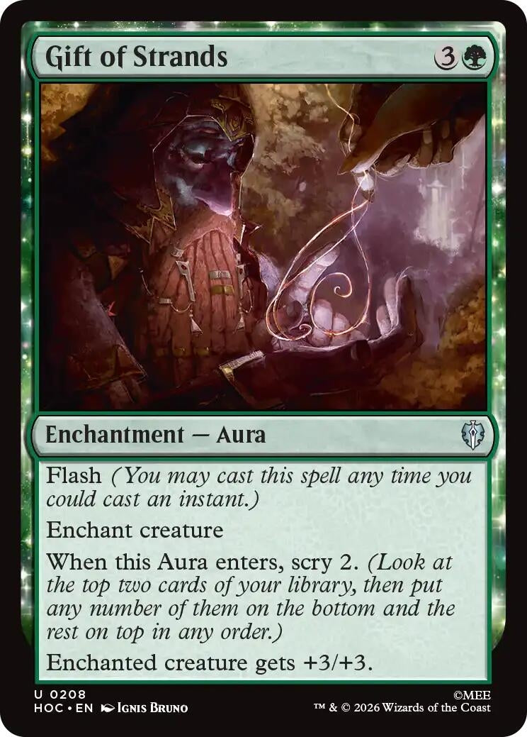 Image for Gift of Strands (The Hobbit: Eternal-Legal) (208) (HOC) - Magic: The Gathering