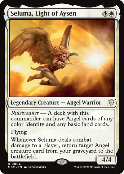 Seluma, Light of Aysen (Mystery Booster Commander Edition) (4) (MBC)