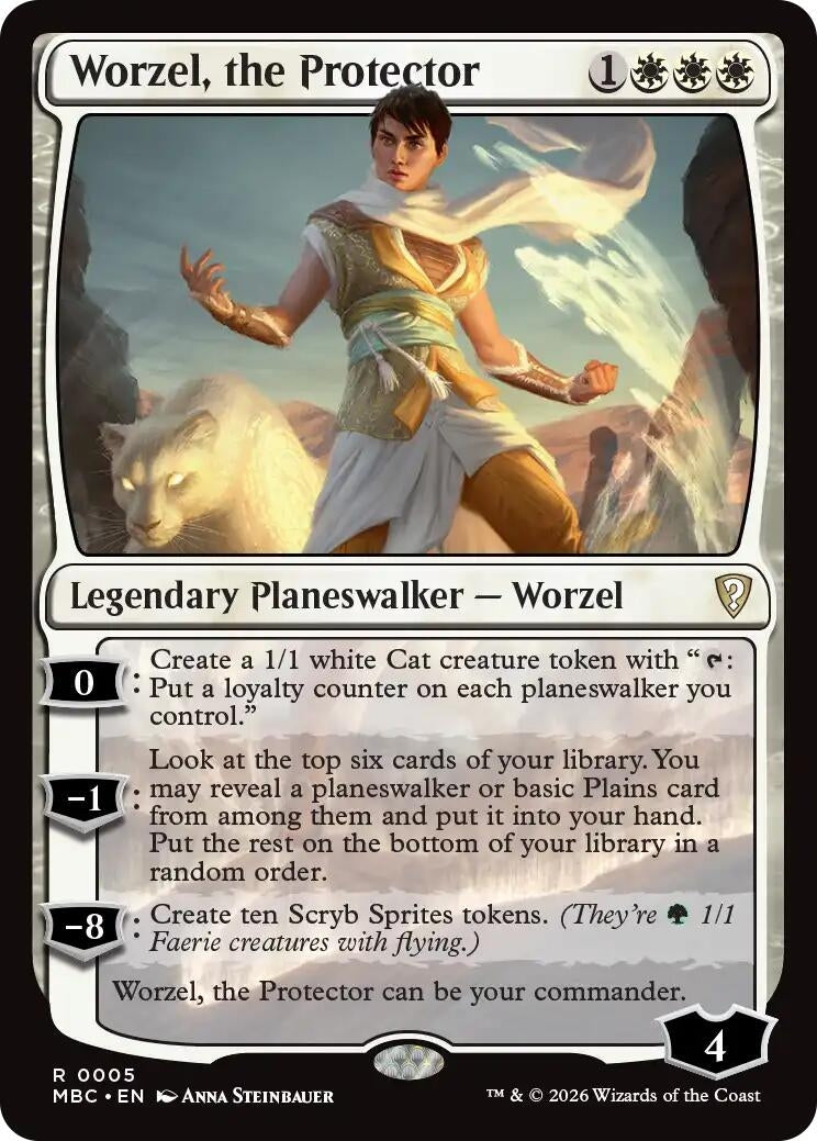 Image for Worzel, the Protector (Mystery Booster Commander Edition) (5) (MBC) - Magic: The Gathering
