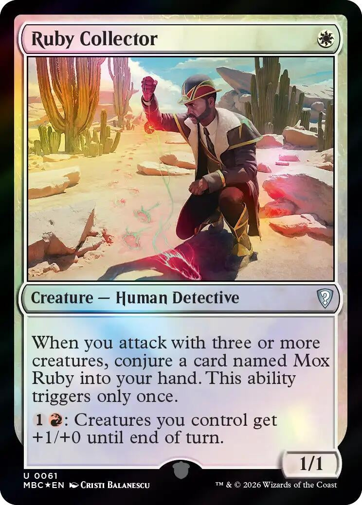 Image for Ruby Collector (Mystery Booster Commander Edition) (61) (MBC) - Magic: The Gathering