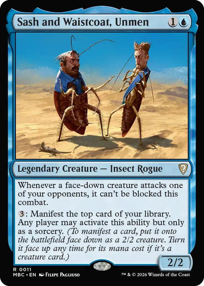 Sash and Waistcoat, Unmen (Mystery Booster Commander Edition) (11) (MBC)