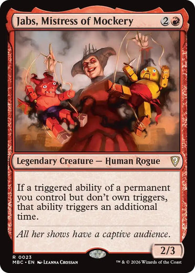 Jabs, Mistress of Mockery (Mystery Booster Commander Edition) (23) (MBC)