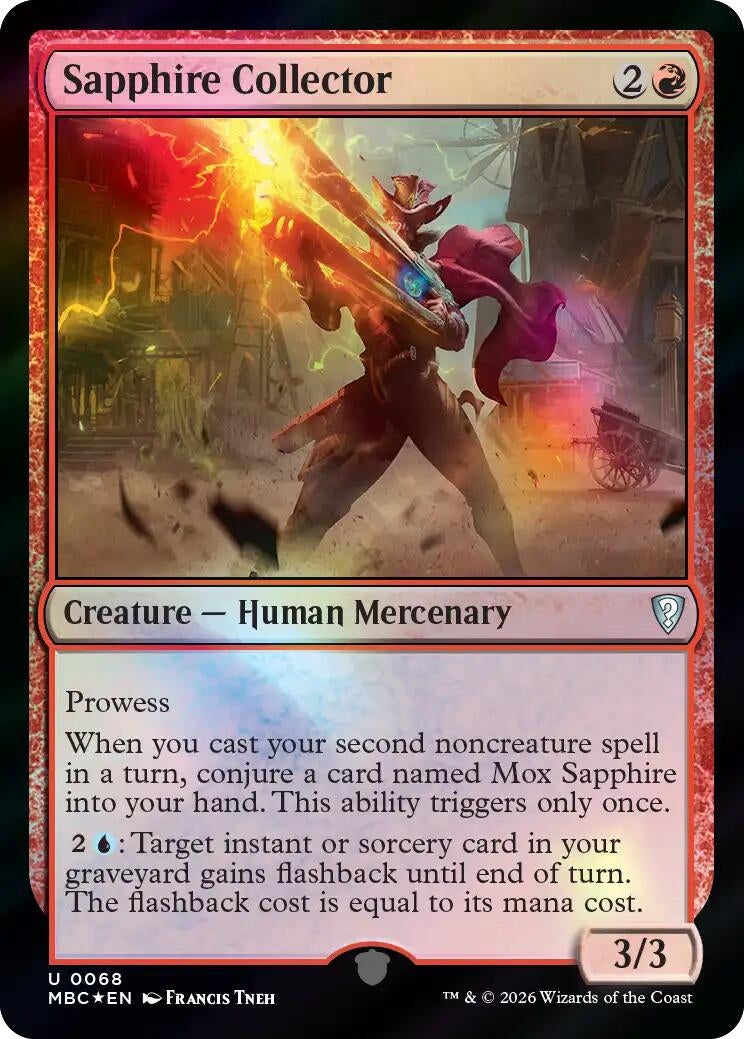 Image for Sapphire Collector (Mystery Booster Commander Edition) (68) (MBC) - Magic: The Gathering