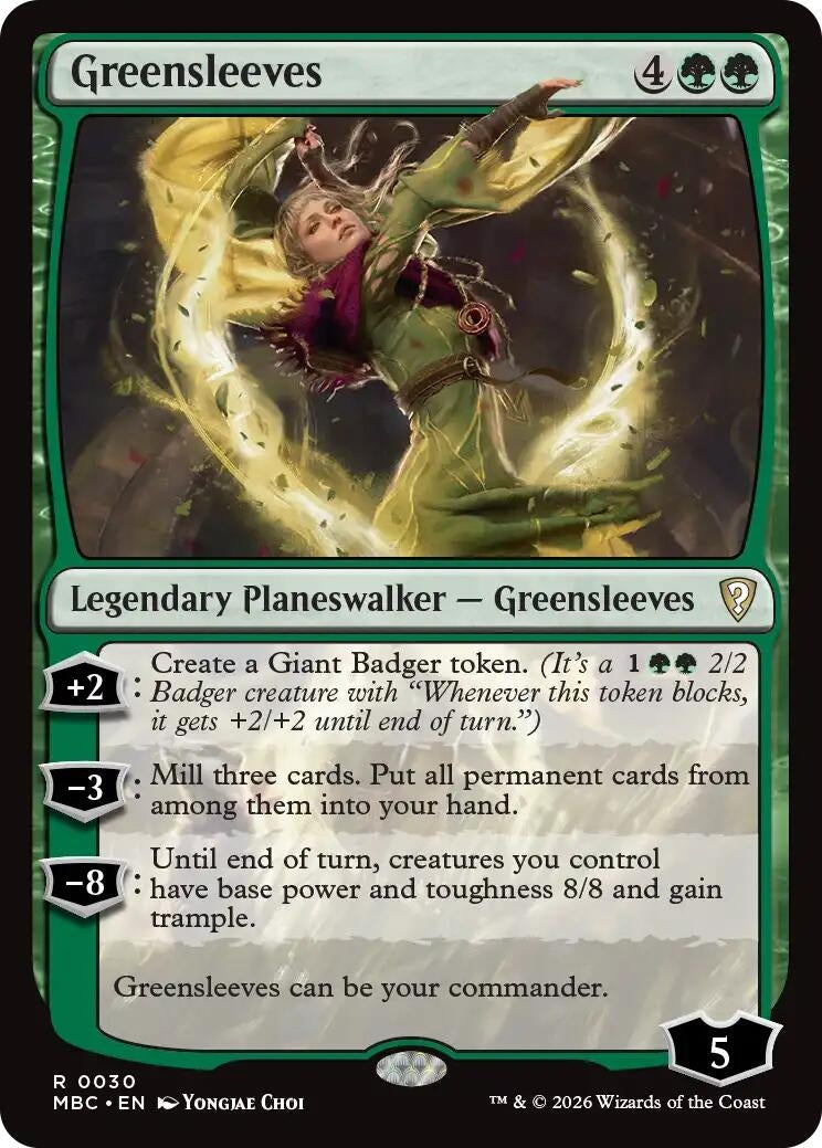 Image for Greensleeves (Mystery Booster Commander Edition) (30) (MBC) - Magic: The Gathering
