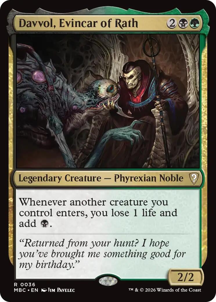 Image for Davvol, Evincar of Rath (Mystery Booster Commander Edition) (36) (MBC) - Magic: The Gathering