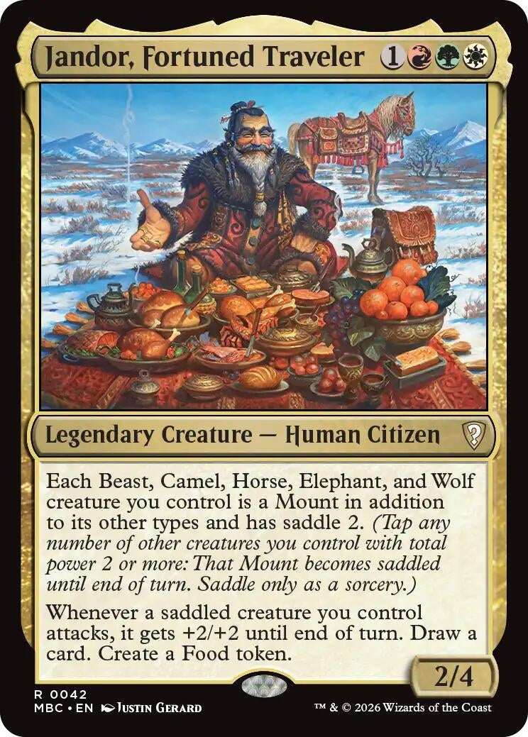 Image for Jandor, Fortuned Traveler (Mystery Booster Commander Edition) (42) (MBC) - Magic: The Gathering