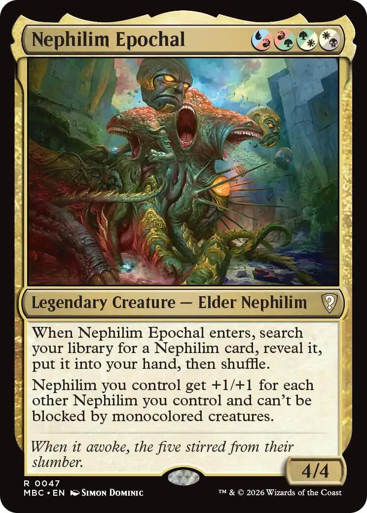 Image for Nephilim Epochal (Mystery Booster Commander Edition) (47) (MBC) - Magic: The Gathering