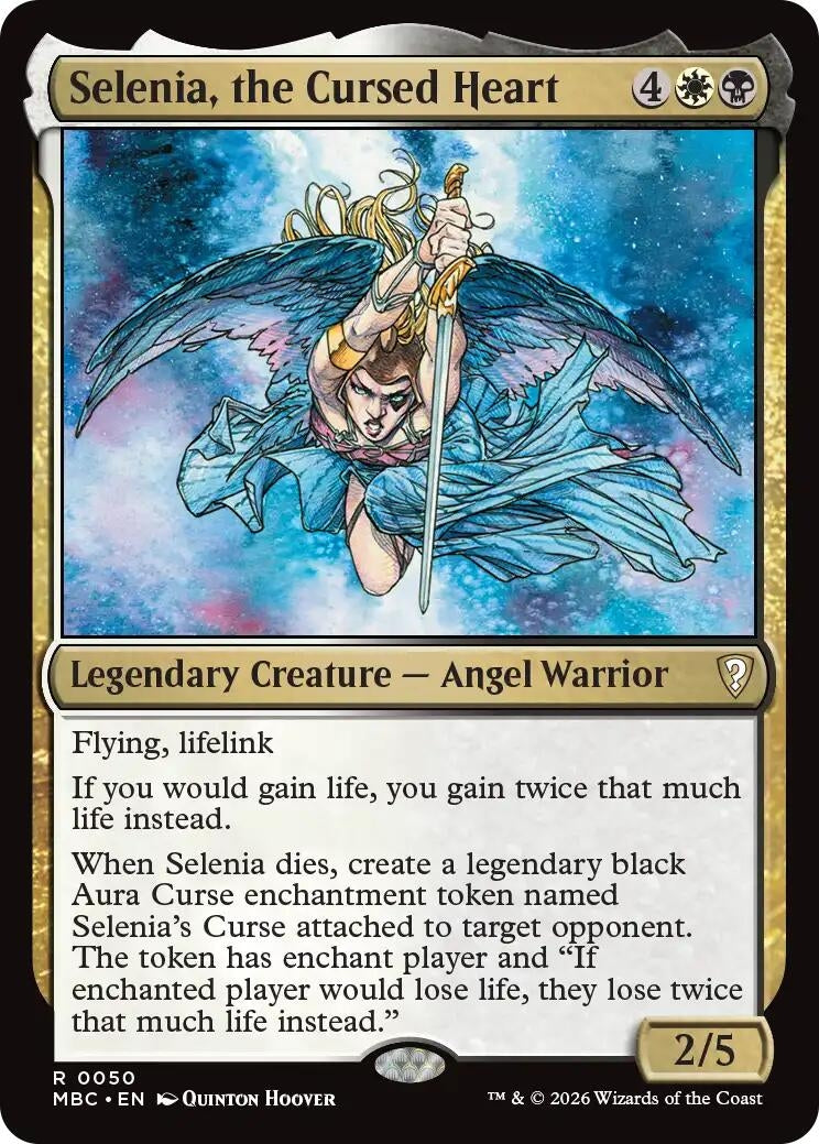 Image for Selenia, the Cursed Heart (Mystery Booster Commander Edition) (50) (MBC) - Magic: The Gathering