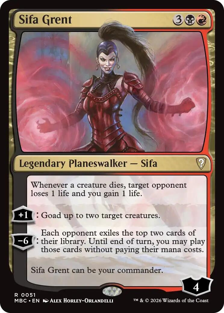 Image for Sifa Grent (Mystery Booster Commander Edition) (51) (MBC) - Magic: The Gathering