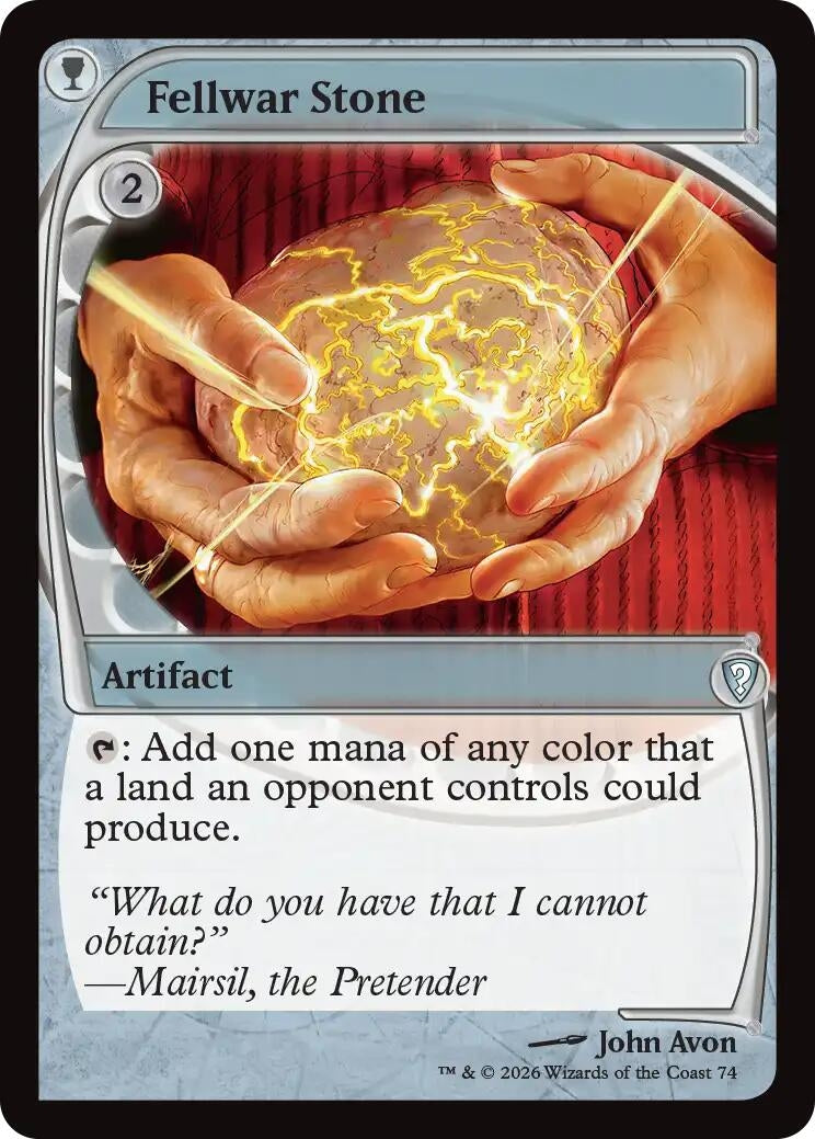 Image for Fellwar Stone (Future Sight) (Mystery Booster Commander Edition) (74) (MBC) - Magic: The Gathering
