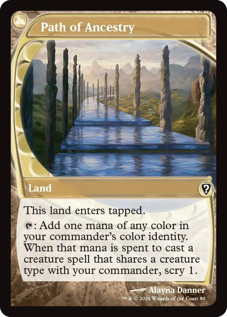 Image for Path of Ancestry (Future Sight) (Mystery Booster Commander Edition) (80) (MBC) - Magic: The Gathering