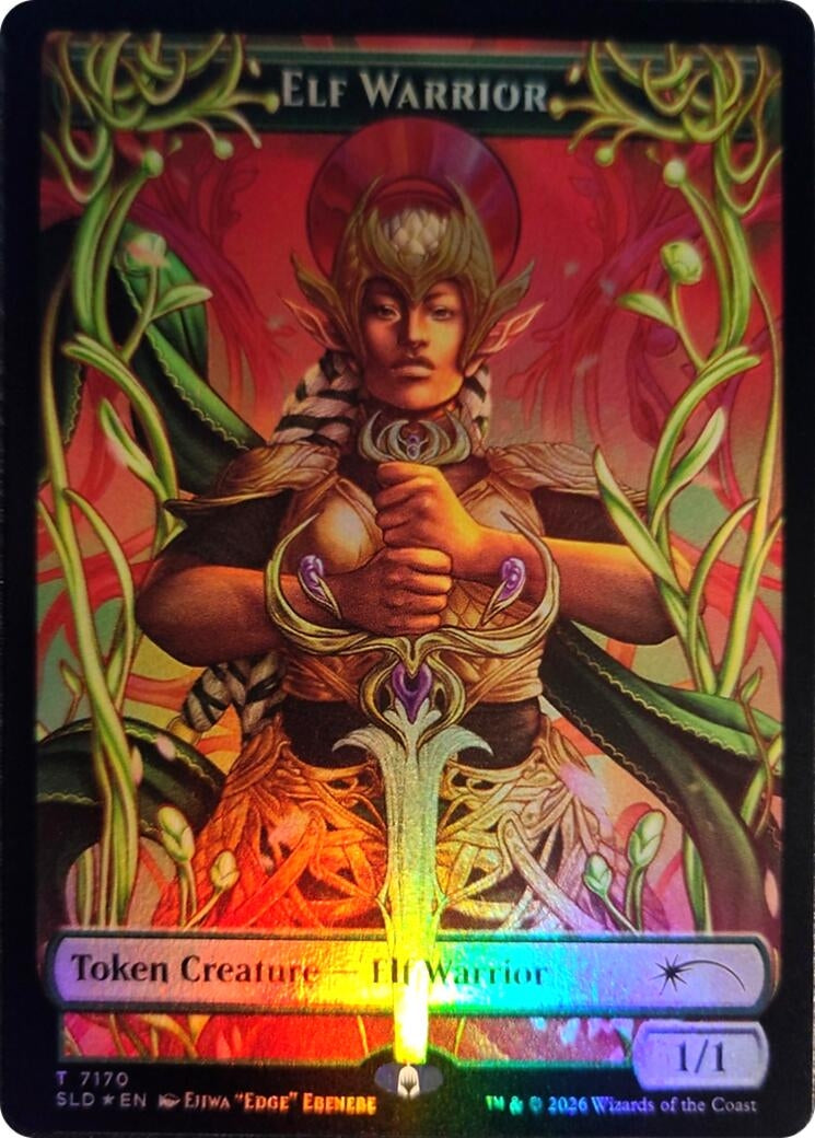 Image for Elf Warrior Token (7170) (Secret Lair Drop Series) (7170) (SLD) - Magic: The Gathering