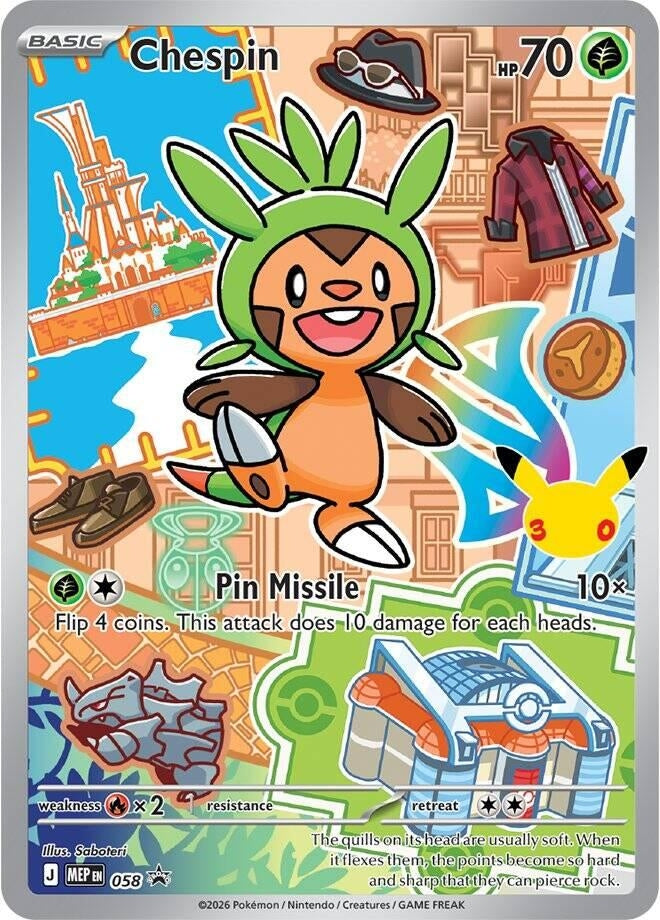 Image for Chespin -  058 (First Partner Collection 2026) (058) - Pokemon