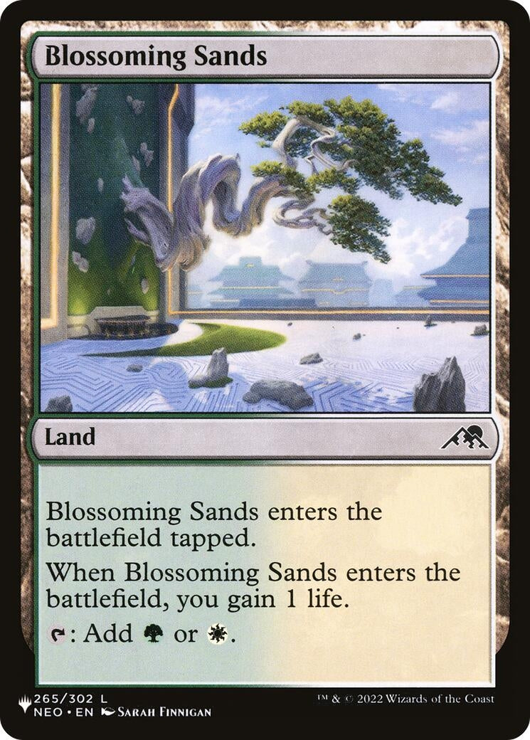 Image for Blossoming Sands (NEO) (The List Reprints) (265) (LIST) - Magic: The Gathering