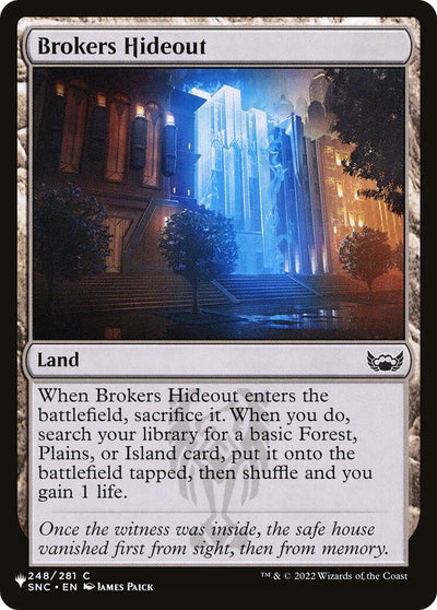 Brokers Hideout (The List Reprints) (248) (LIST)
