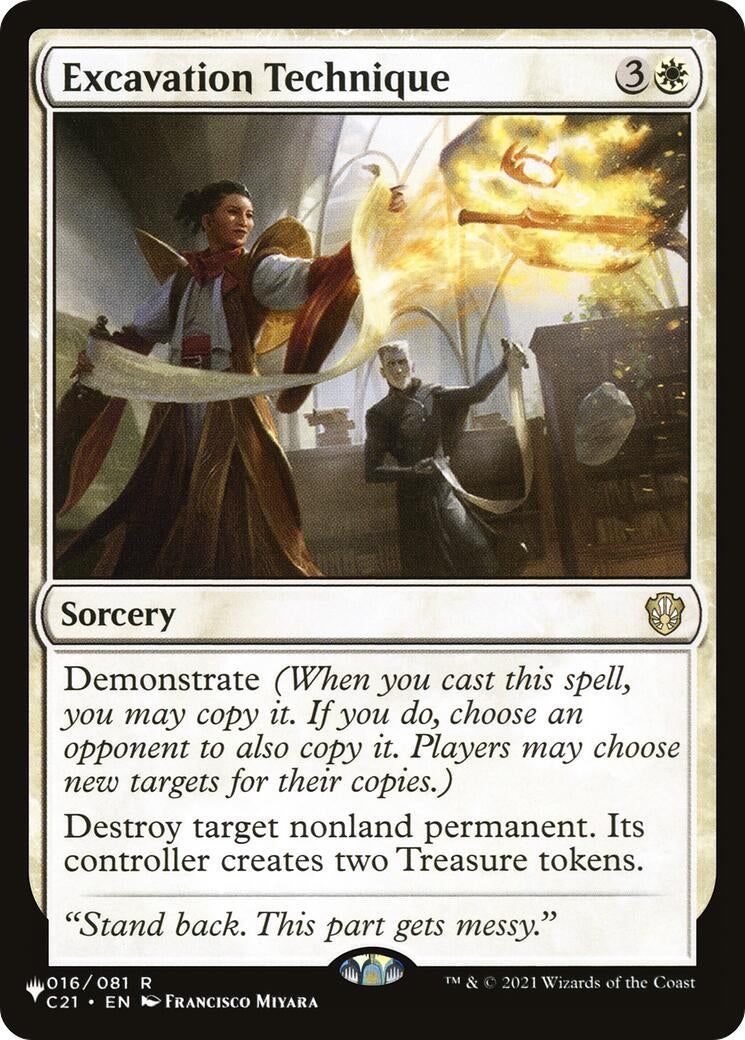 Image for Excavation Technique (The List Reprints) (16) (LIST) - Magic: The Gathering