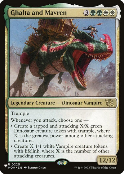Ghalta and Mavren (The List Reprints) (225) (LIST)