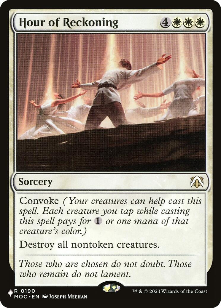 Image for Hour of Reckoning (MOC) (The List Reprints) (190) (LIST) - Magic: The Gathering