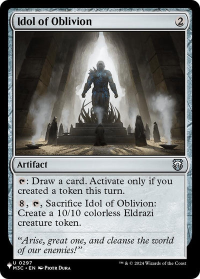 Idol of Oblivion (M3C) (The List Reprints) (297) (LIST)