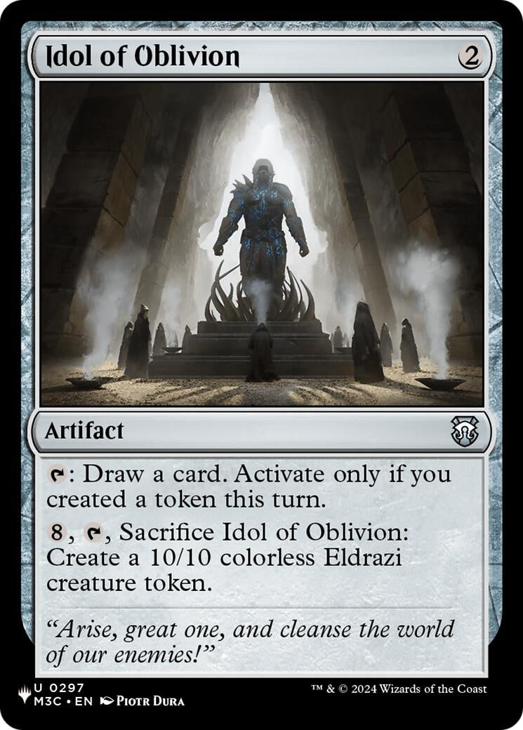 Image for Idol of Oblivion (M3C) (The List Reprints) (297) (LIST) - Magic: The Gathering