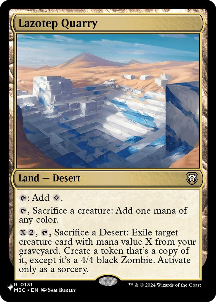 Image for Lazotep Quarry (The List Reprints) (131) (LIST) - Magic: The Gathering