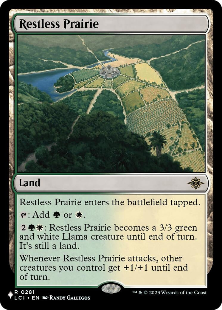 Image for Restless Prairie (The List Reprints) (281) (LIST) - Magic: The Gathering