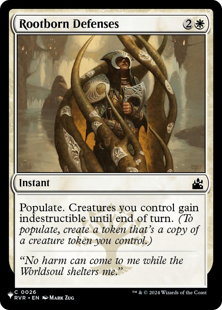 Image for Rootborn Defenses (RVR) (The List Reprints) (26) (LIST) - Magic: The Gathering