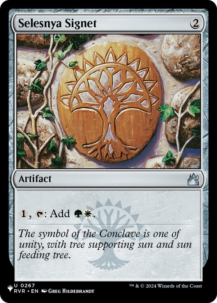 Image for Selesnya Signet (The List Reprints) (267) (LIST) - Magic: The Gathering