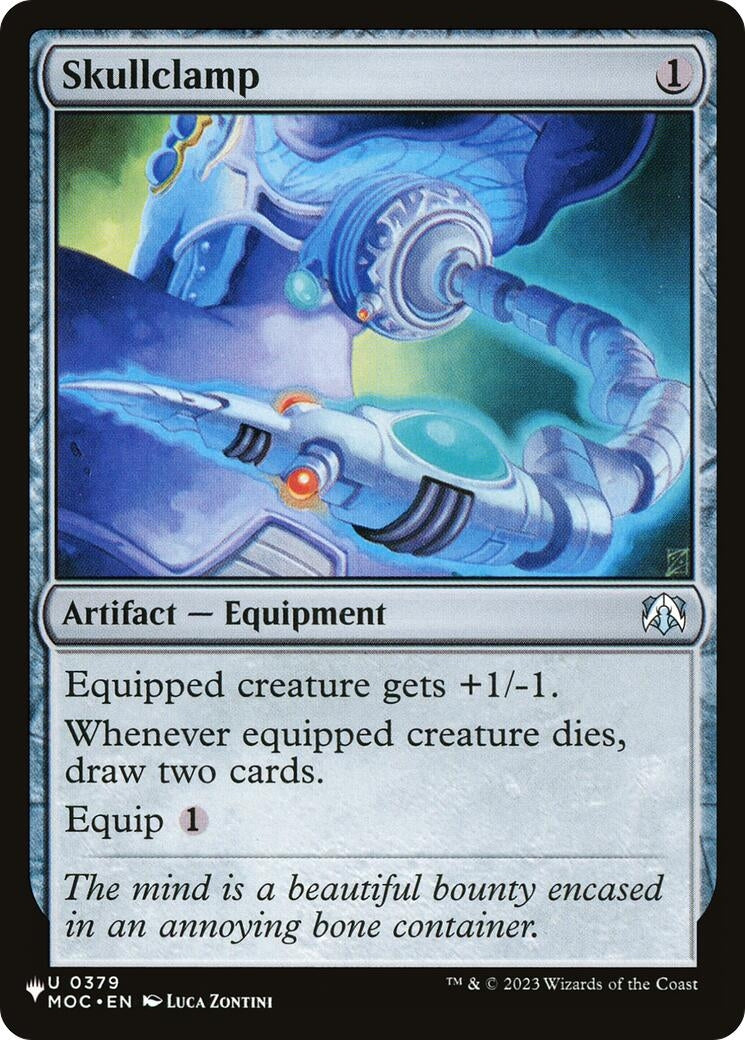Image for Skullclamp (MOC) (The List Reprints) (379) (LIST) - Magic: The Gathering