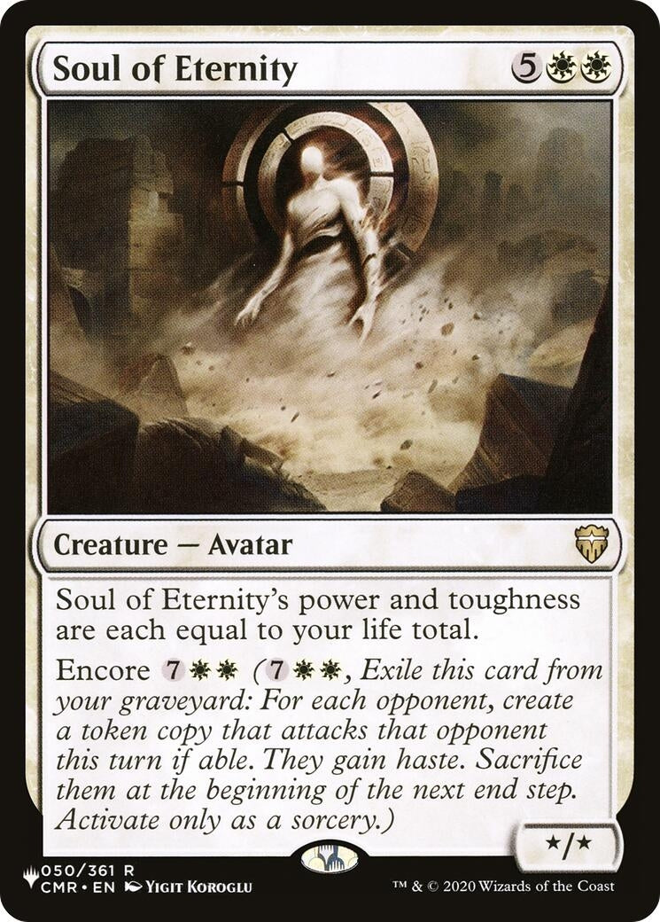Image for Soul of Eternity (The List Reprints) (50) (LIST) - Magic: The Gathering
