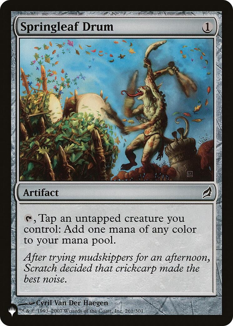 Image for Springleaf Drum (The List Reprints) (261) (LIST) - Magic: The Gathering