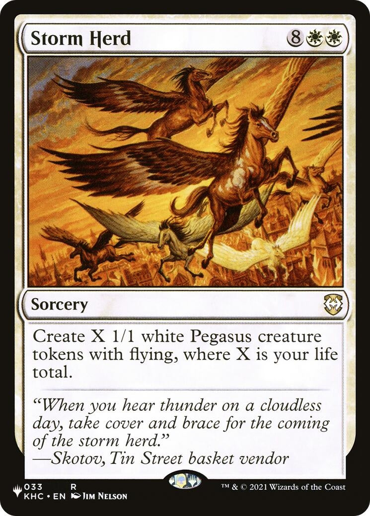 Image for Storm Herd (KHC) (The List Reprints) (33) (LIST) - Magic: The Gathering