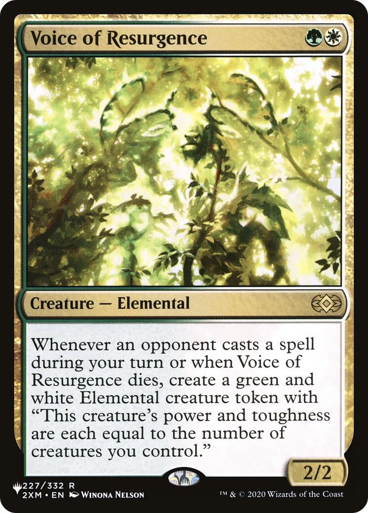 Image for Voice of Resurgence (The List Reprints) (227) (LIST) - Magic: The Gathering