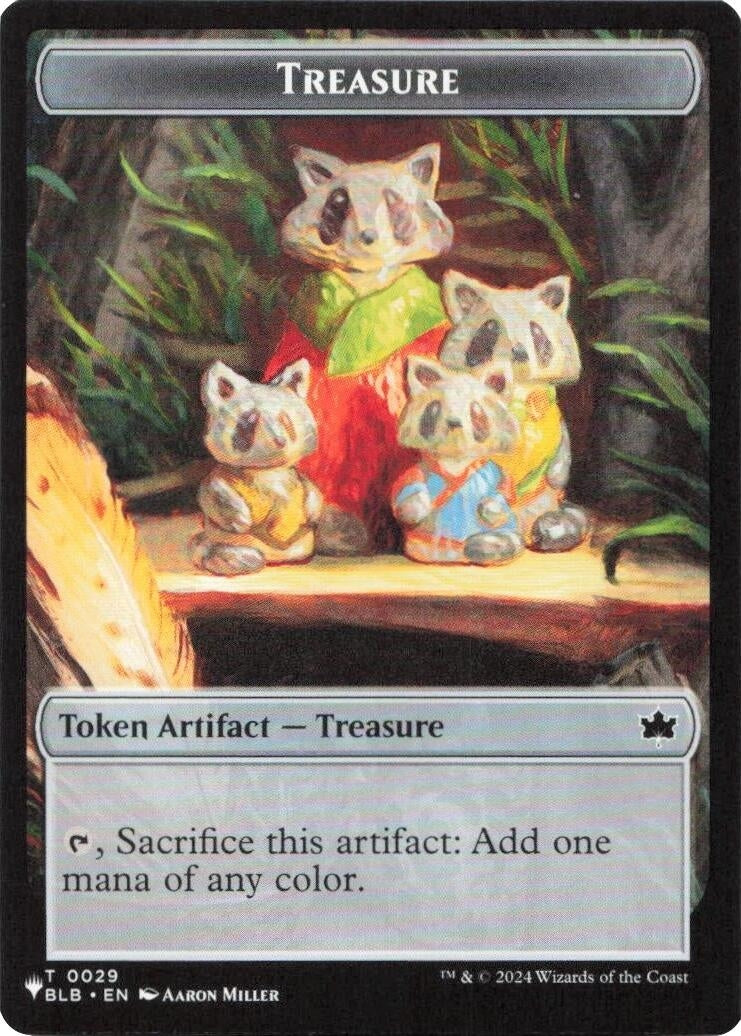 Image for Treasure // Spider Double-Sided Token (The List Reprints) (29 // 29) (LIST) - Magic: The Gathering