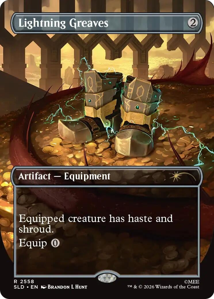 Image for Lightning Greaves (2558) (Secret Lair Drop Series) (2558) (SLD) - Magic: The Gathering