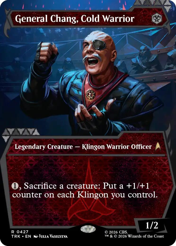Image for General Chang, Cold Warrior (Showcase) (0427) (Star Trek) (427) (TRK) - Magic: The Gathering