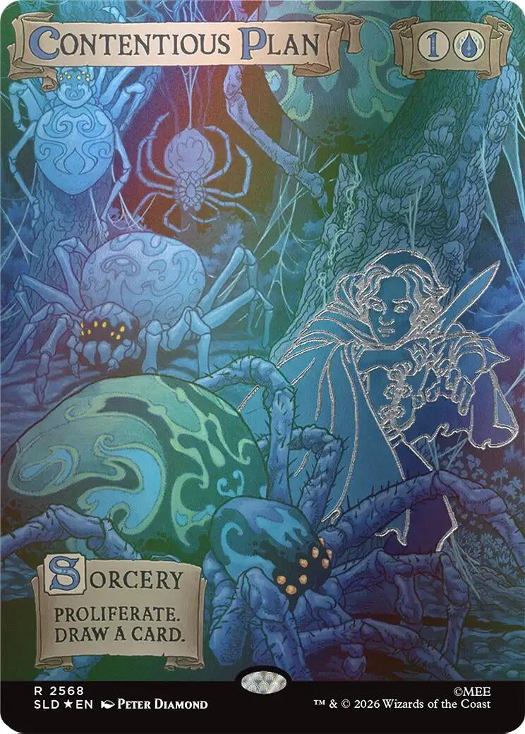 Image for Contentious Plan (Out Of Sight Foil) (Secret Lair Drop Series) (2568) (SLD) - Magic: The Gathering