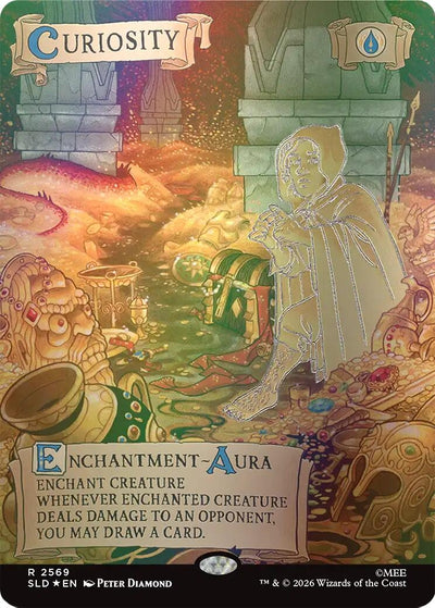 Curiosity (2569) (Out Of Sight Foil) (Secret Lair Drop Series) (2569) (SLD)