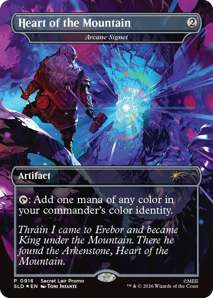 Image for Heart of the Mountain - Arcane Signet (Secret Lair Drop Series) (916) (SLD) - Magic: The Gathering