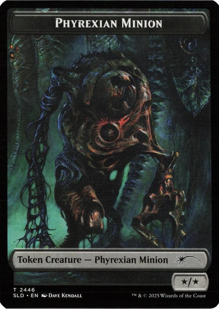 Image for Phyrexian Minion (SLD) // Angel (LCI) Double-sided Token (Secret Lair Drop Series) (2446 // 2) (SLD) - Magic: The Gathering
